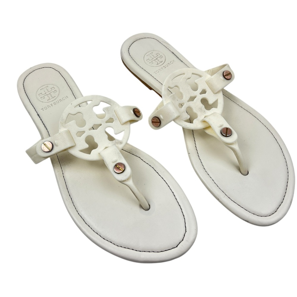 Tory Burch Miller Sandal Leather / PVC Upper Flip flop